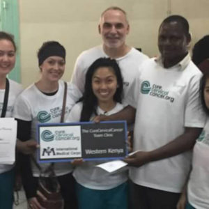 The CureCervicalCancer Team Clinic in Kenyerere