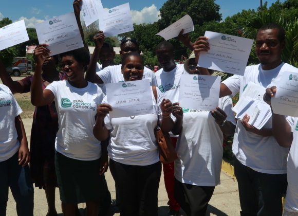 Day Three in Cap Haitien and Nine New Community Health Volunteers Trained