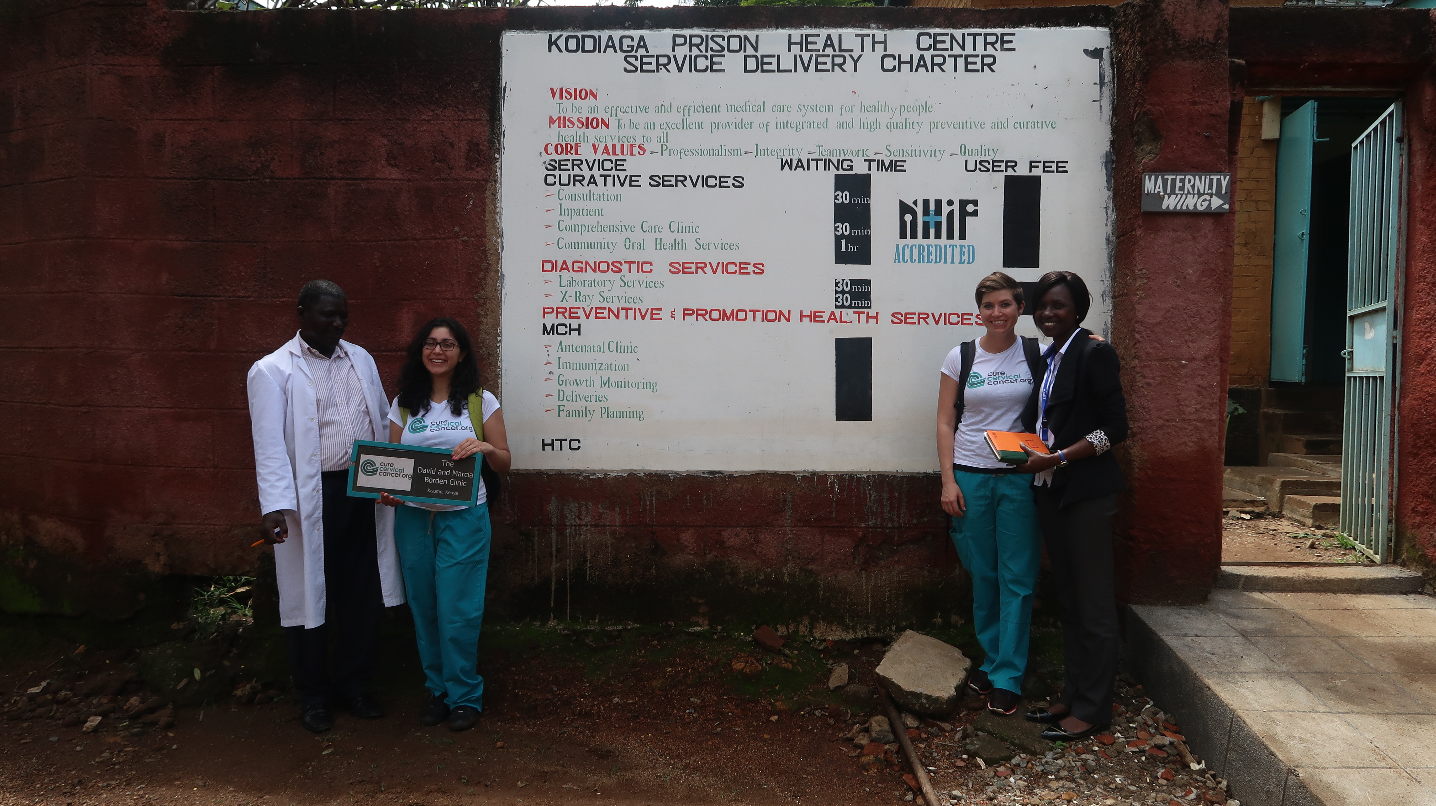 “David and Marcia Borden Clinic” in Kisumu County