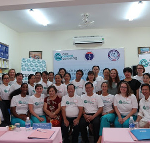 CureCervicalCancer Begins Weeklong “See & Treat” Training in Hue, Vietnam